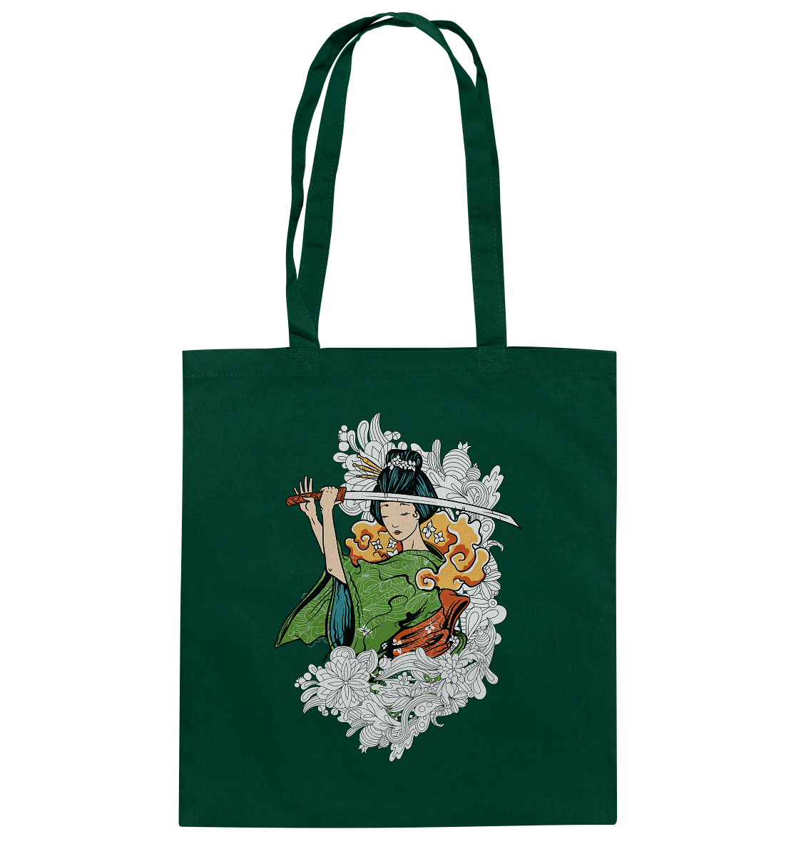 Geisha Sword - Baumwolltasche