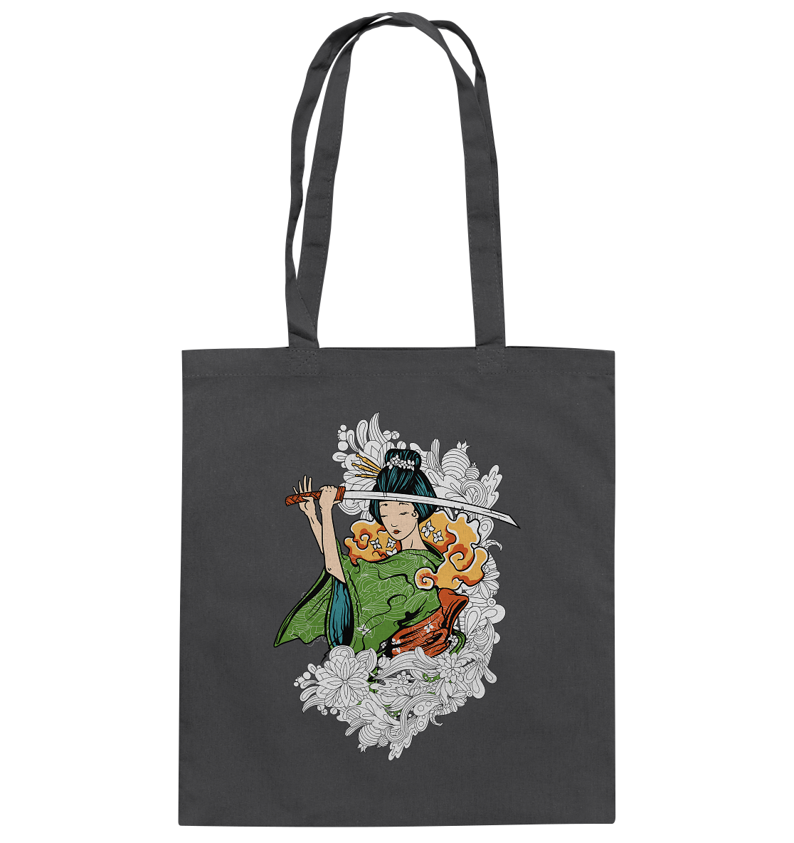 Geisha Sword - Baumwolltasche