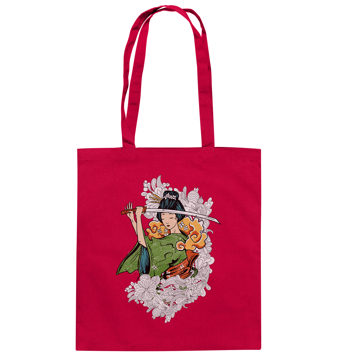 Geisha Sword - Baumwolltasche
