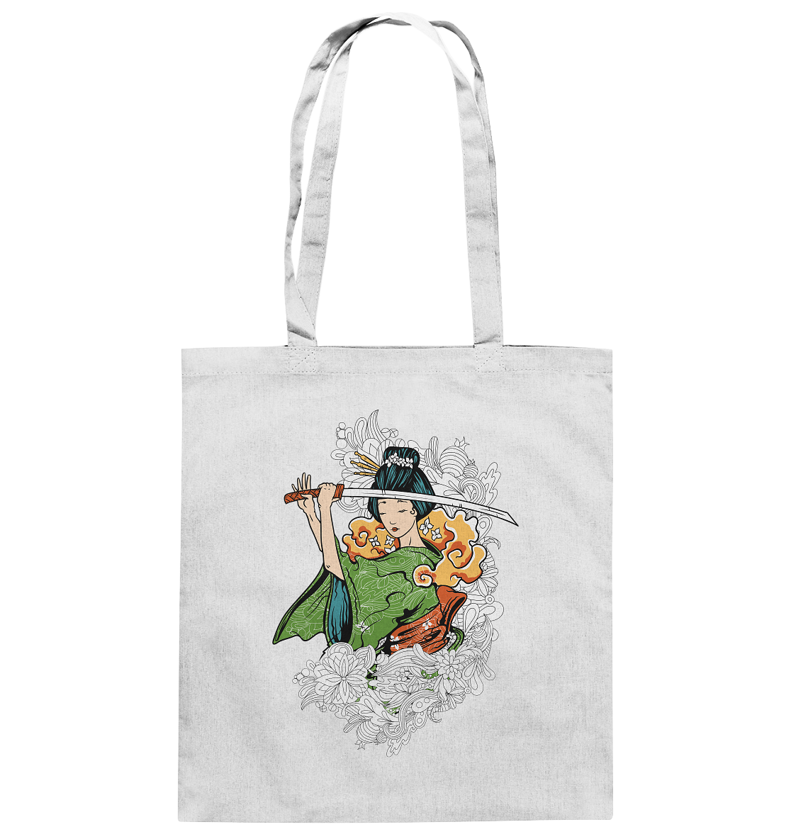 Geisha Sword - Baumwolltasche