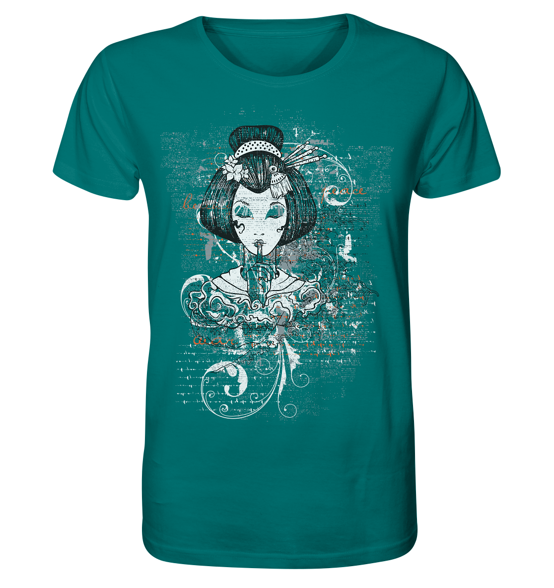 Geisha Shhh - Organic Shirt