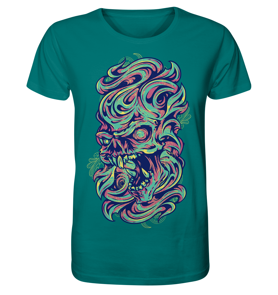 Angry Skull - Organic Shirt