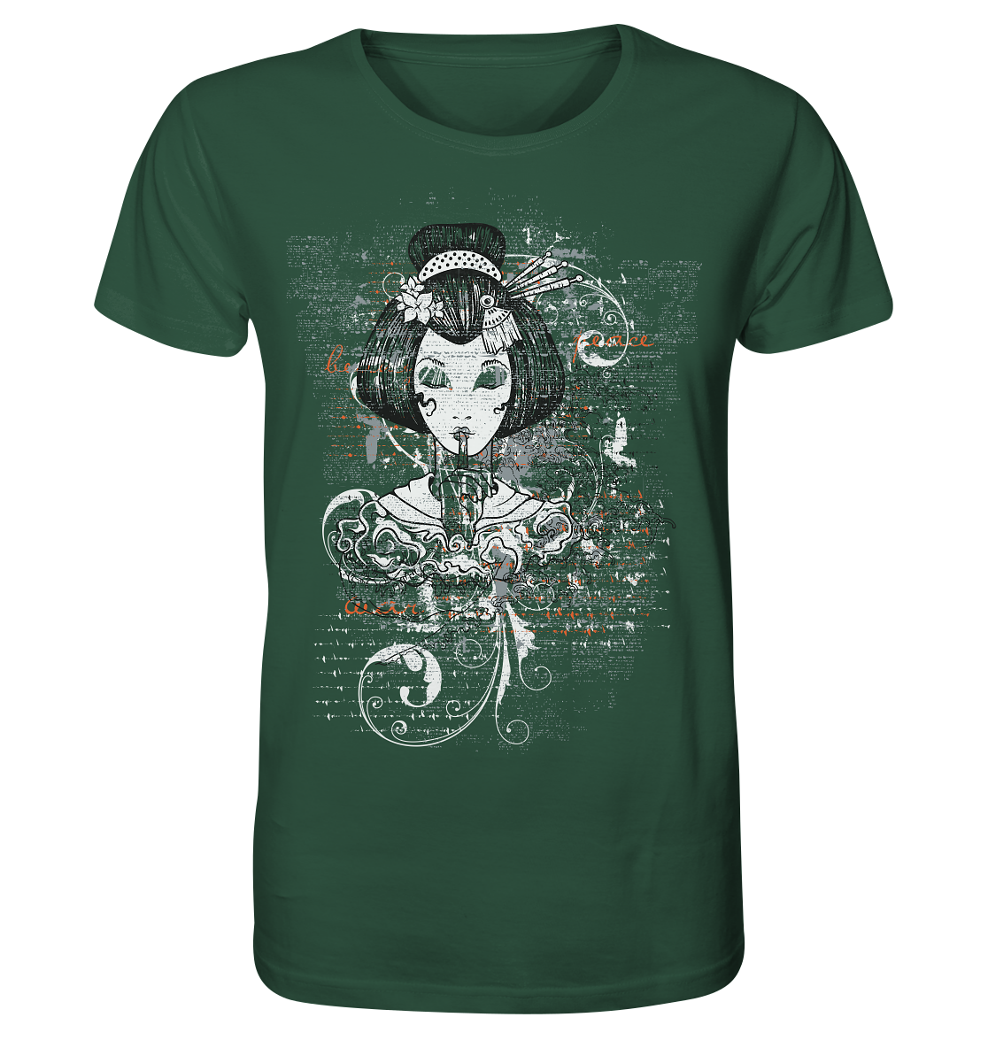 Geisha Shhh - Organic Shirt