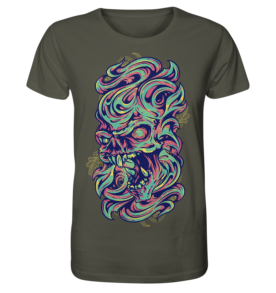 Angry Skull - Organic Shirt