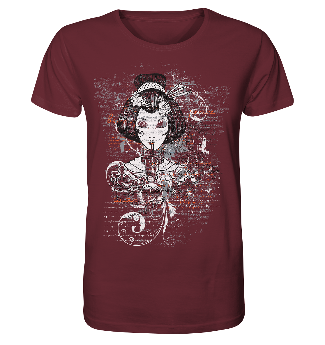 Geisha Shhh - Organic Shirt