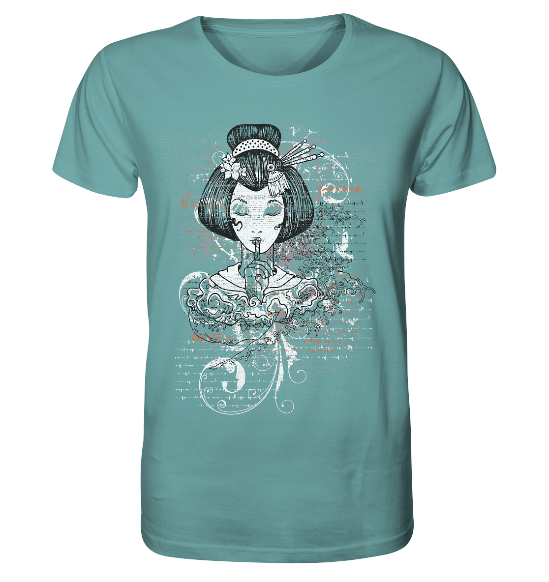 Geisha Shhh - Organic Shirt