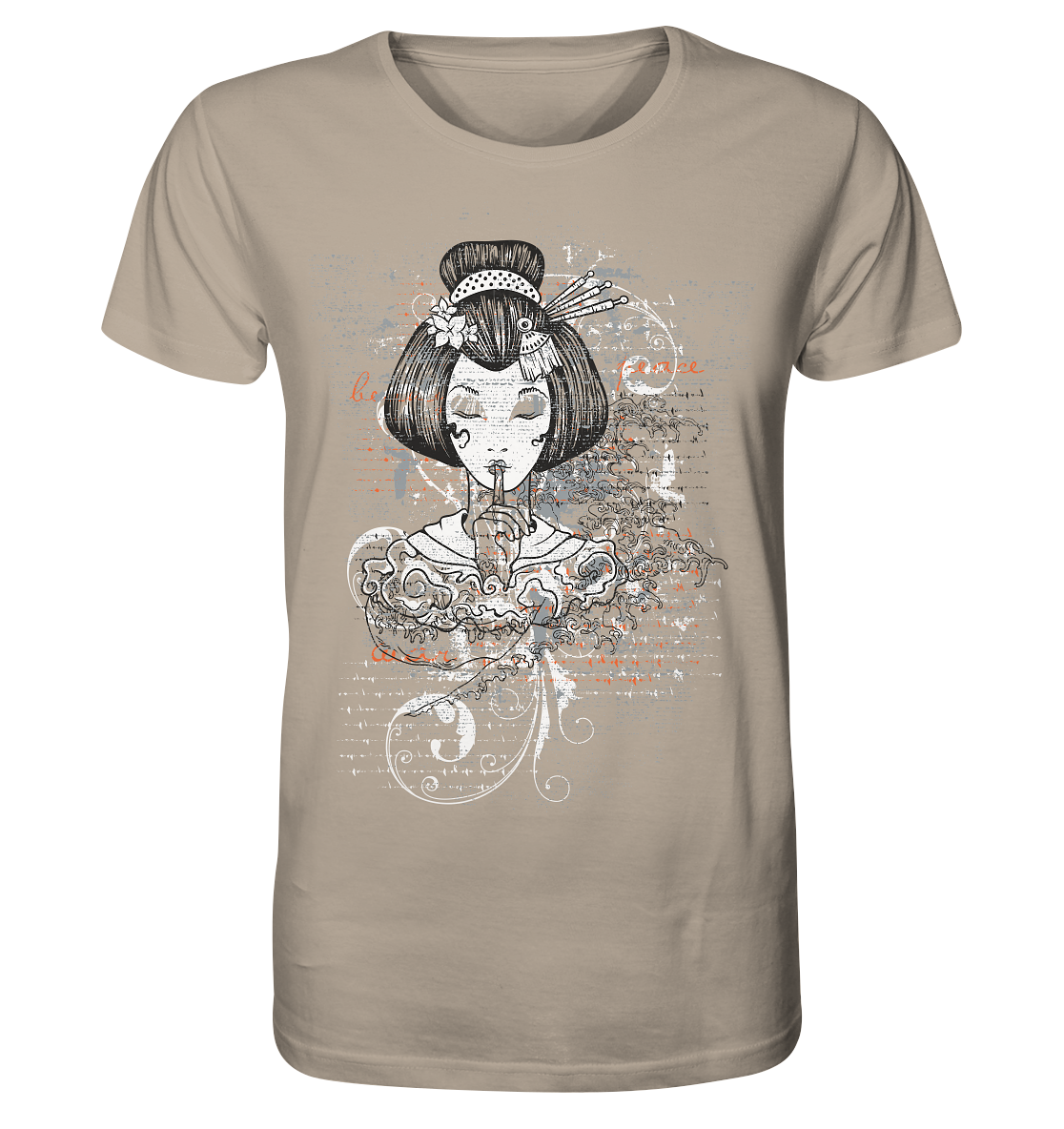 Geisha Shhh - Organic Shirt