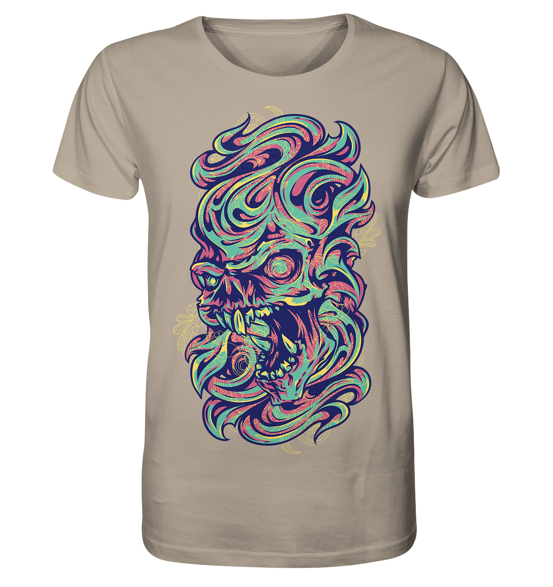 Angry Skull - Organic Shirt