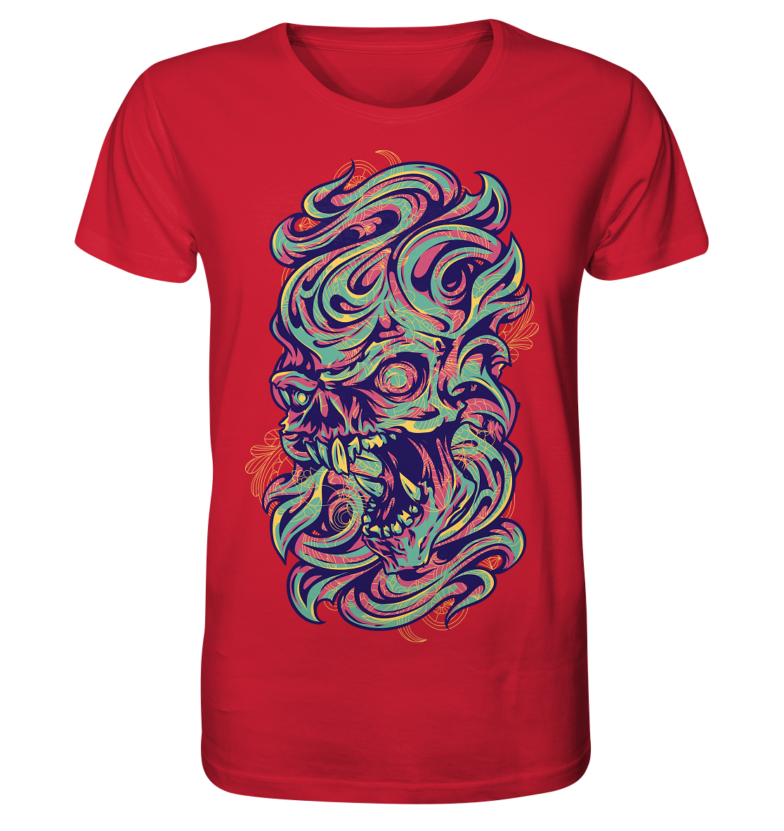 Angry Skull - Organic Shirt