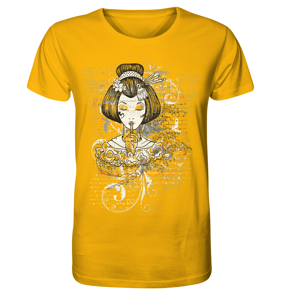 Geisha Shhh - Organic Shirt