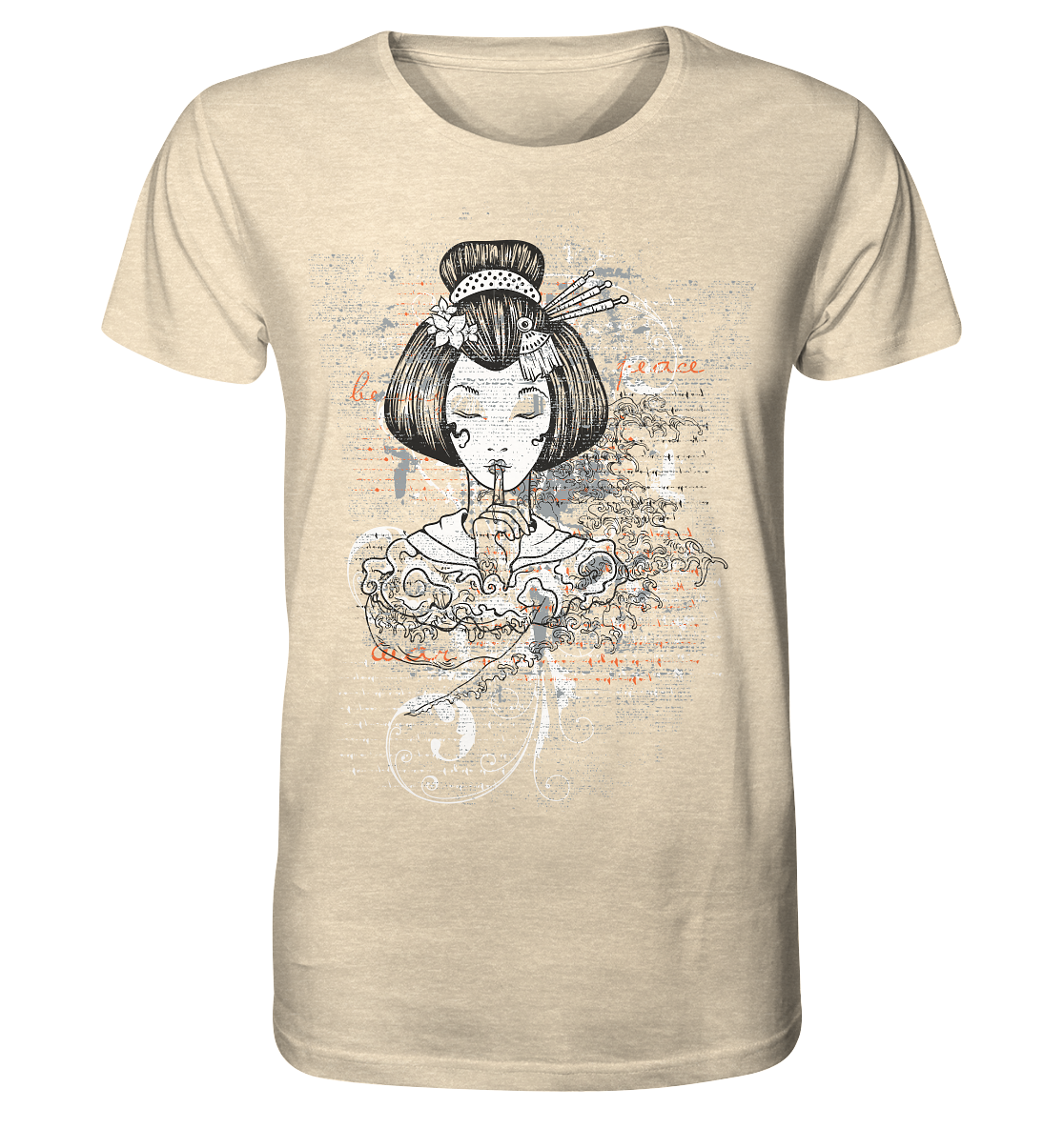 Geisha Shhh - Organic Shirt
