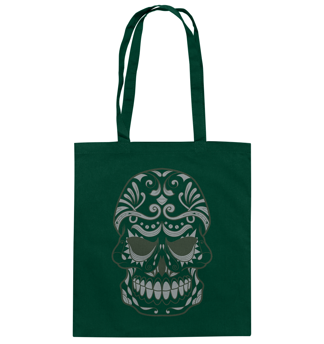 Skull Ornamente - Baumwolltasche