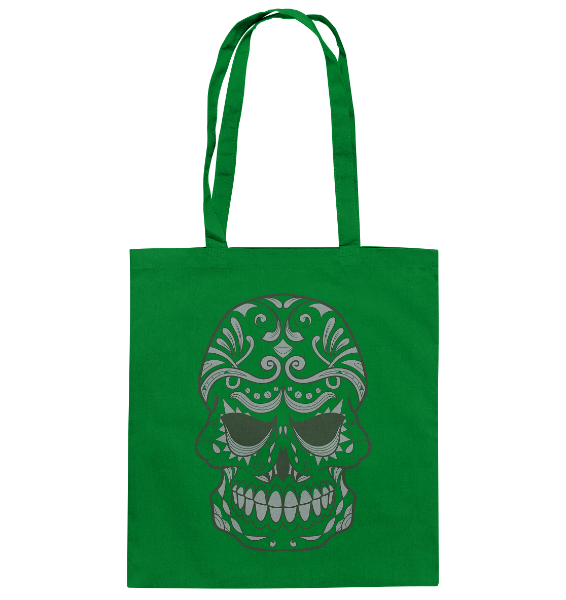 Skull Ornamente - Baumwolltasche