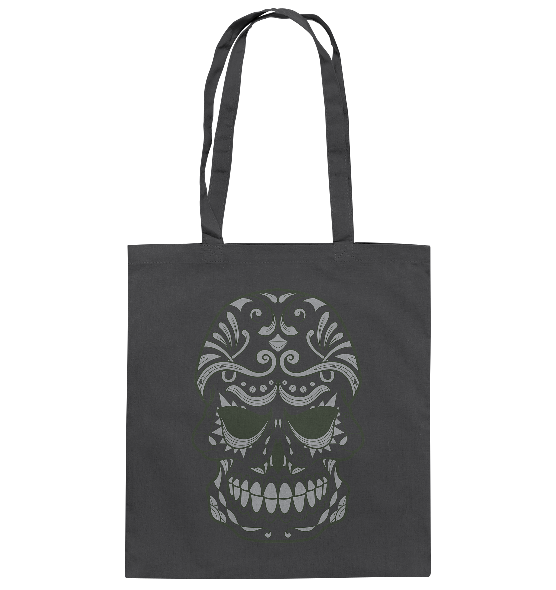 Skull Ornamente - Baumwolltasche