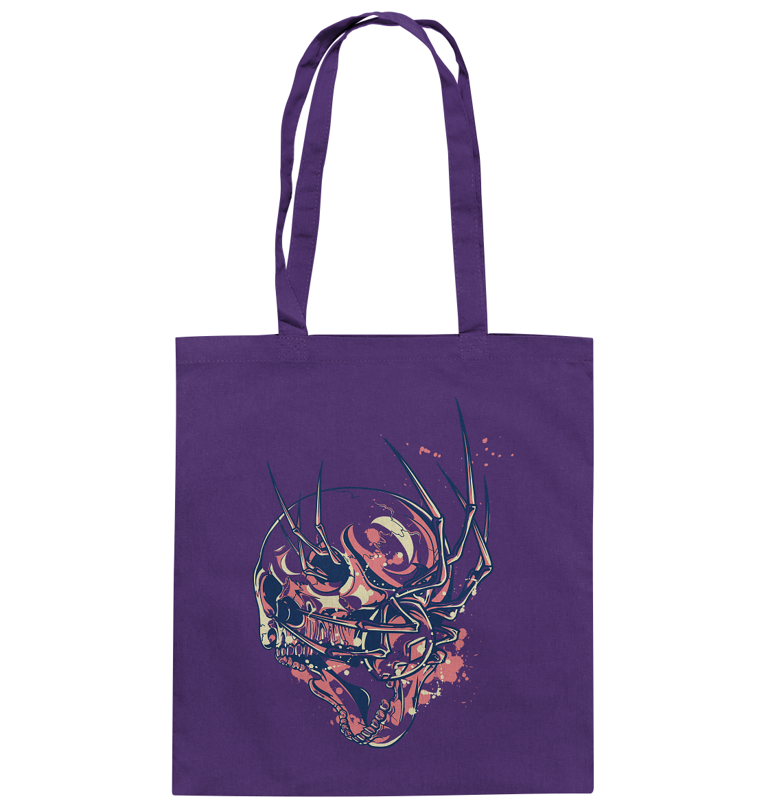 Skull & Spider - Baumwolltasche