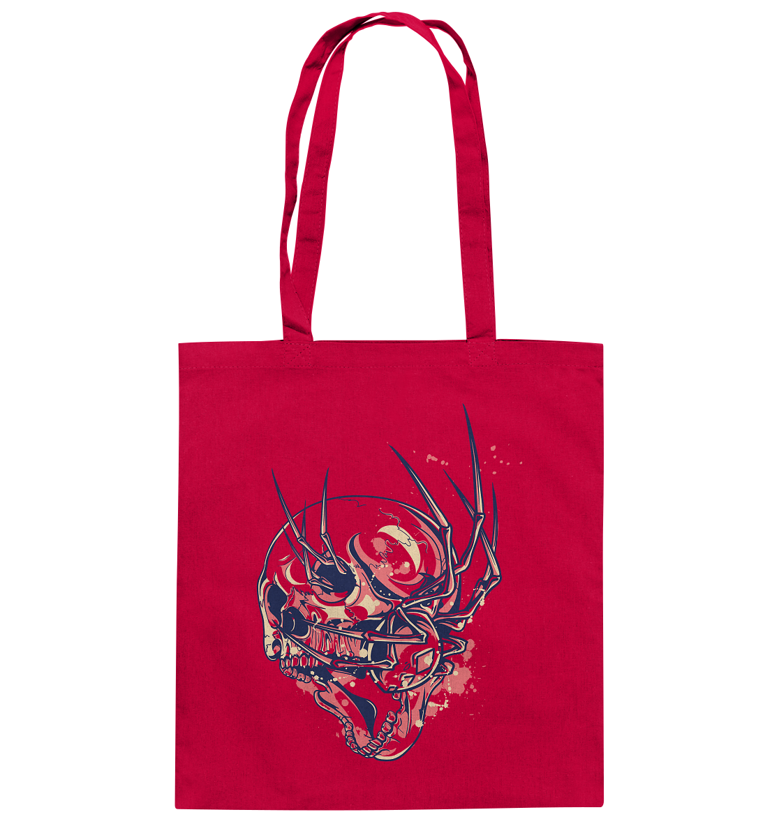 Skull & Spider - Baumwolltasche