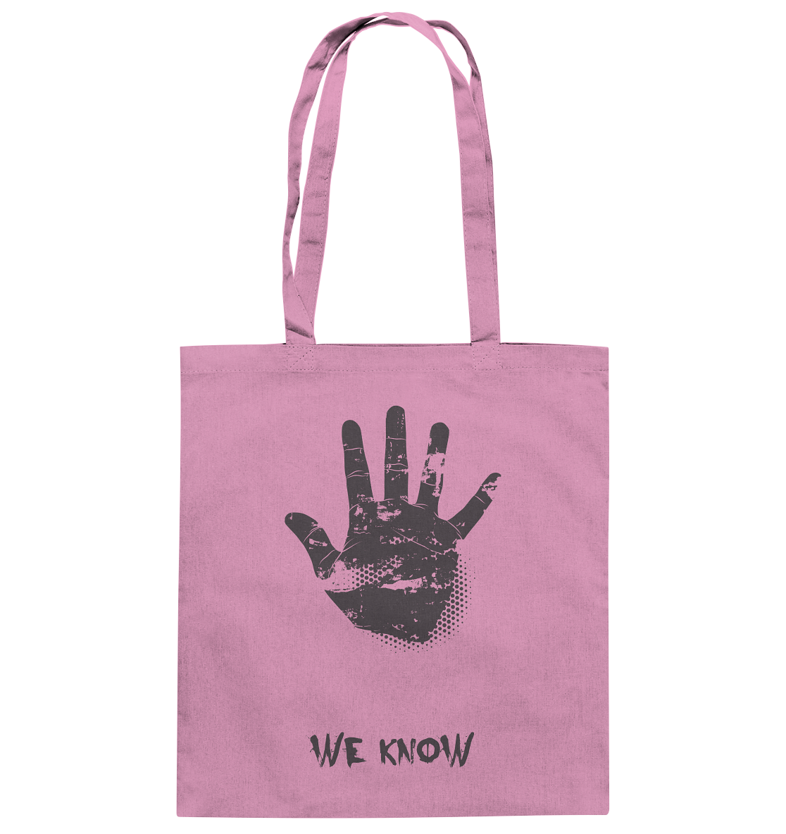 WE KNOW - Baumwolltasche