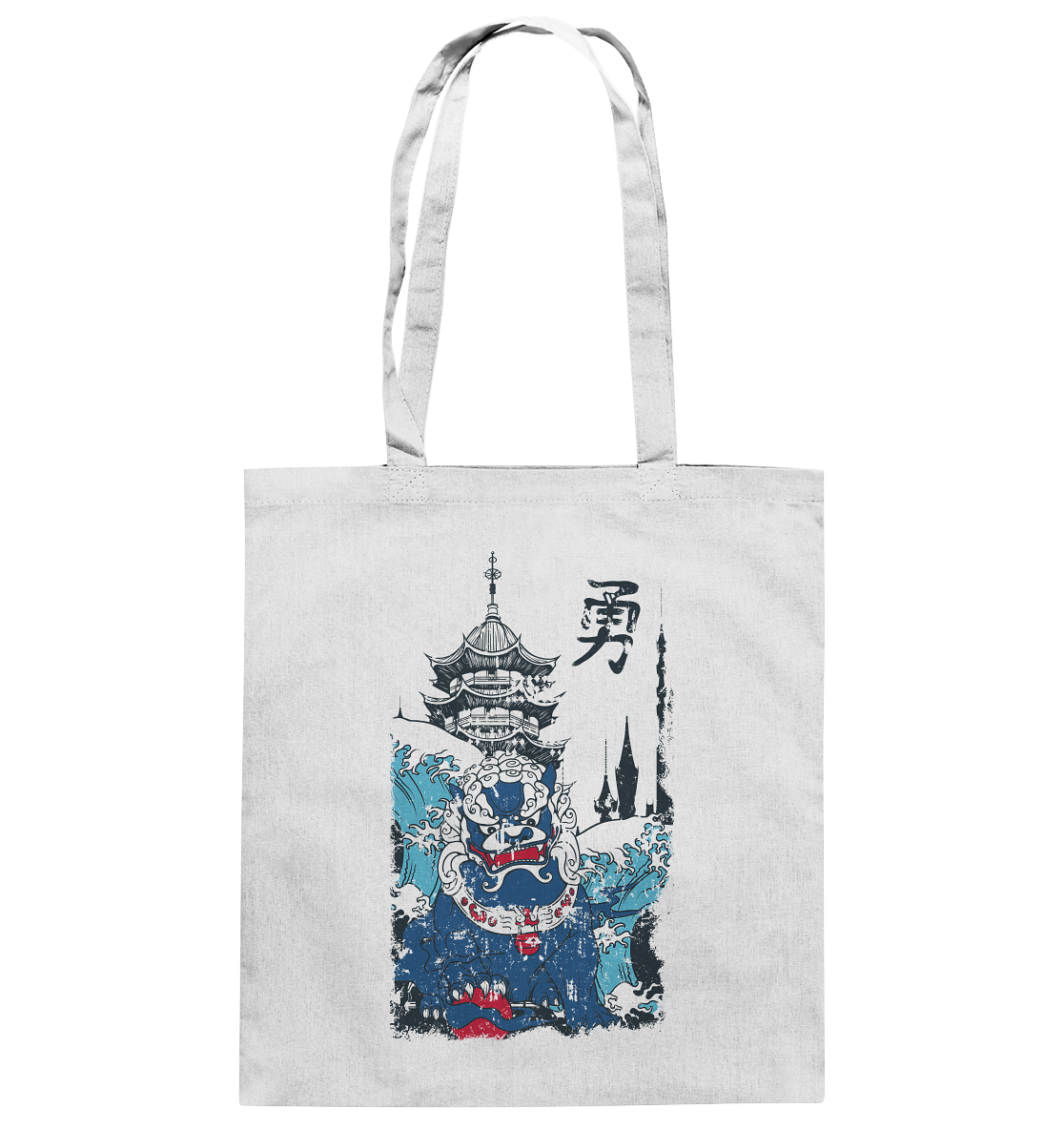 Dragon Blue - Baumwolltasche