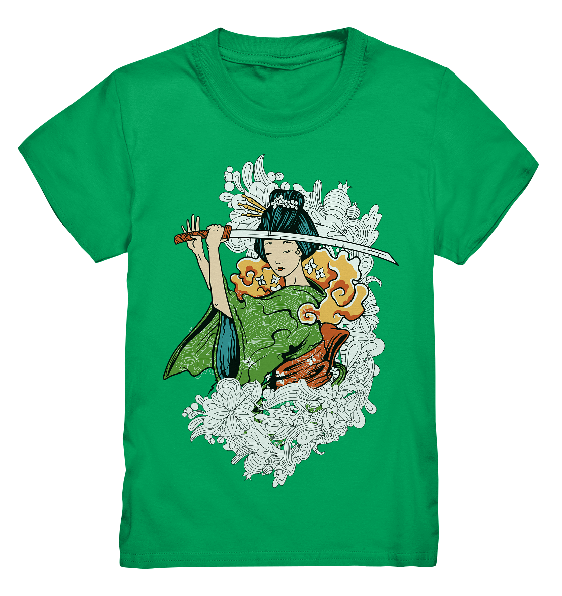 Geisha Sword - Kids Premium Shirt