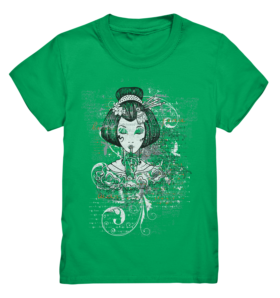 Geisha Shhh - Kids Premium Shirt