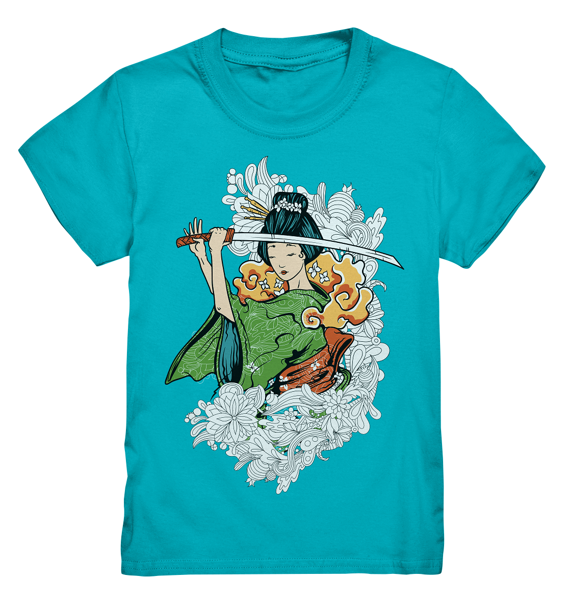 Geisha Sword - Kids Premium Shirt