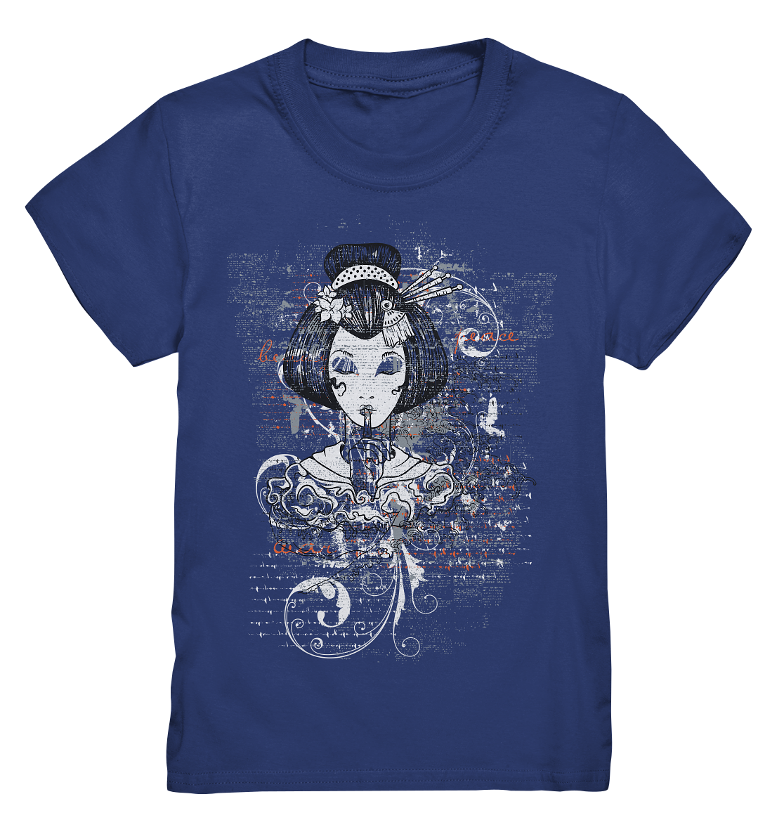 Geisha Shhh - Kids Premium Shirt