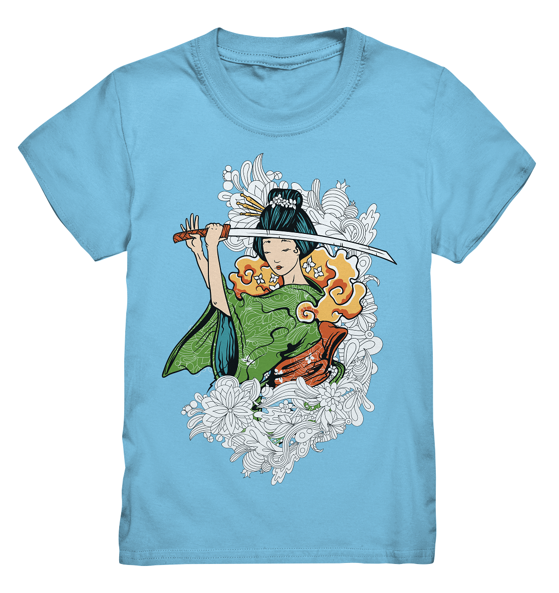 Geisha Sword - Kids Premium Shirt