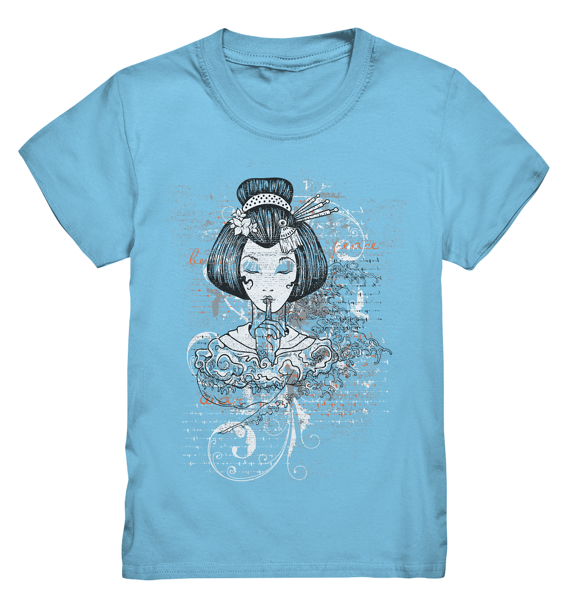 Geisha Shhh - Kids Premium Shirt