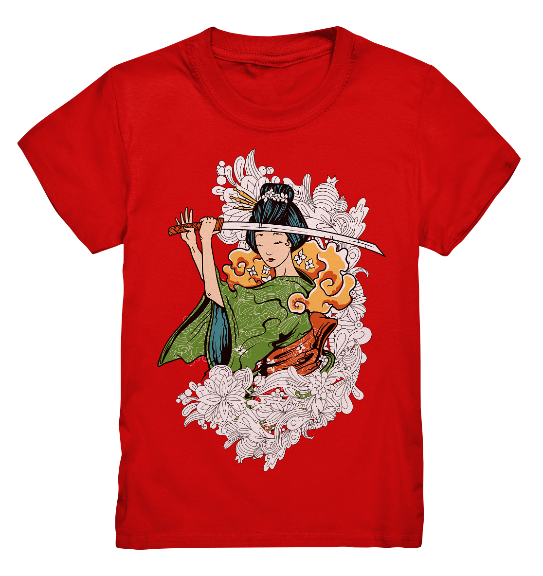 Geisha Sword - Kids Premium Shirt