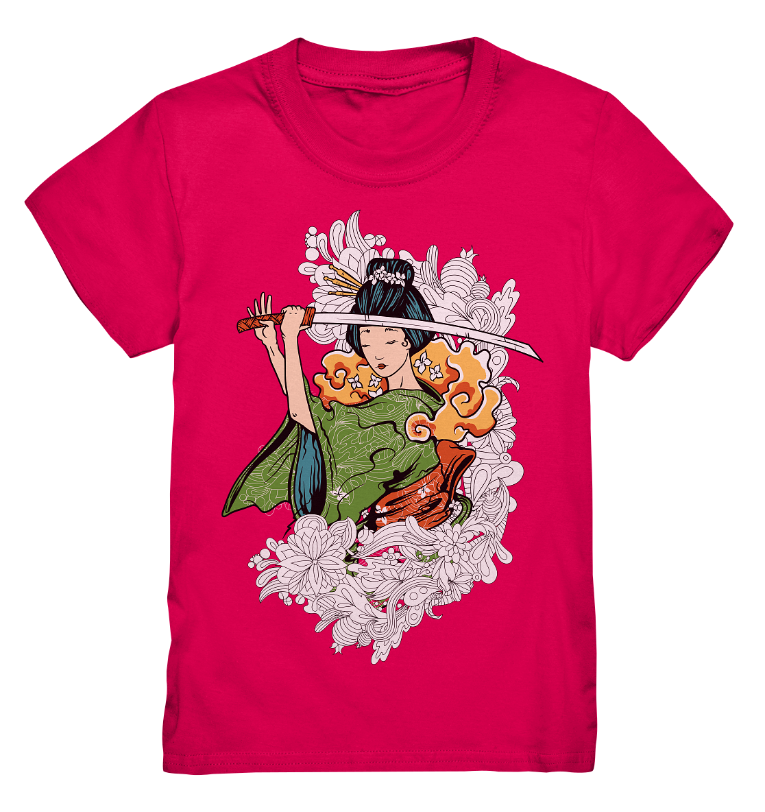 Geisha Sword - Kids Premium Shirt