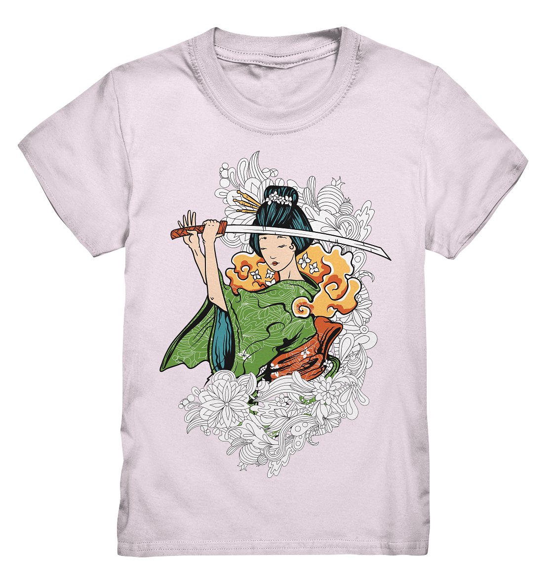 Geisha Sword - Kids Premium Shirt