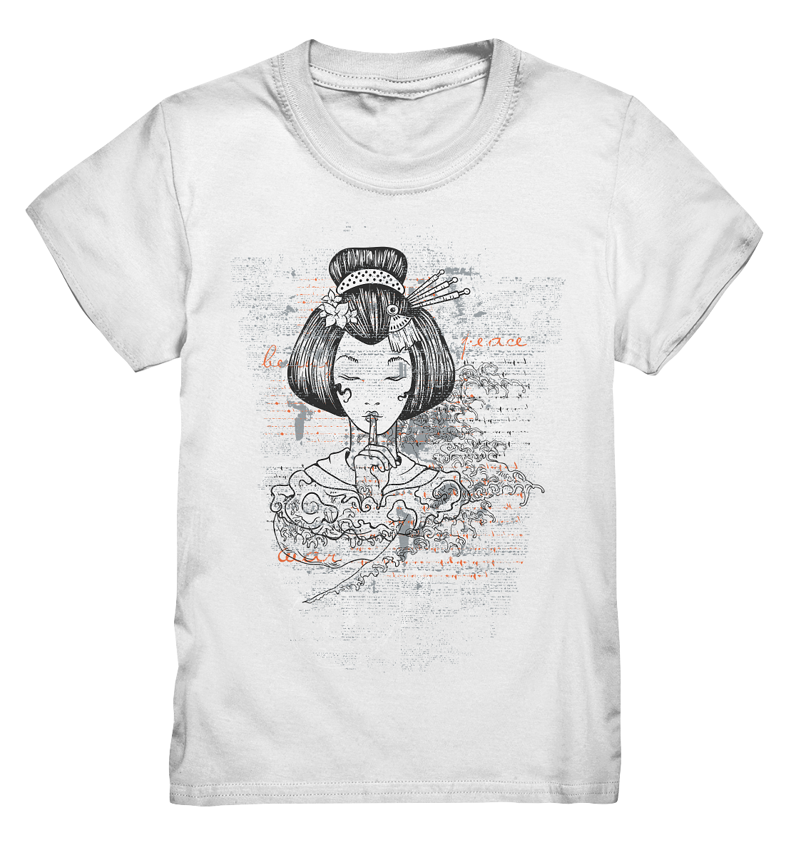 Geisha Shhh - Kids Premium Shirt