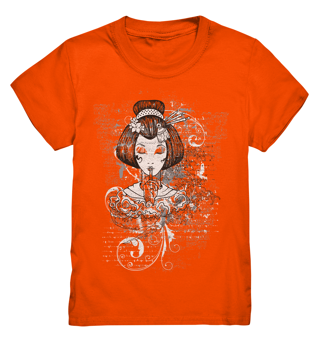 Geisha Shhh - Kids Premium Shirt