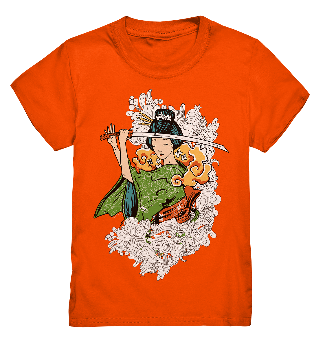 Geisha Sword - Kids Premium Shirt