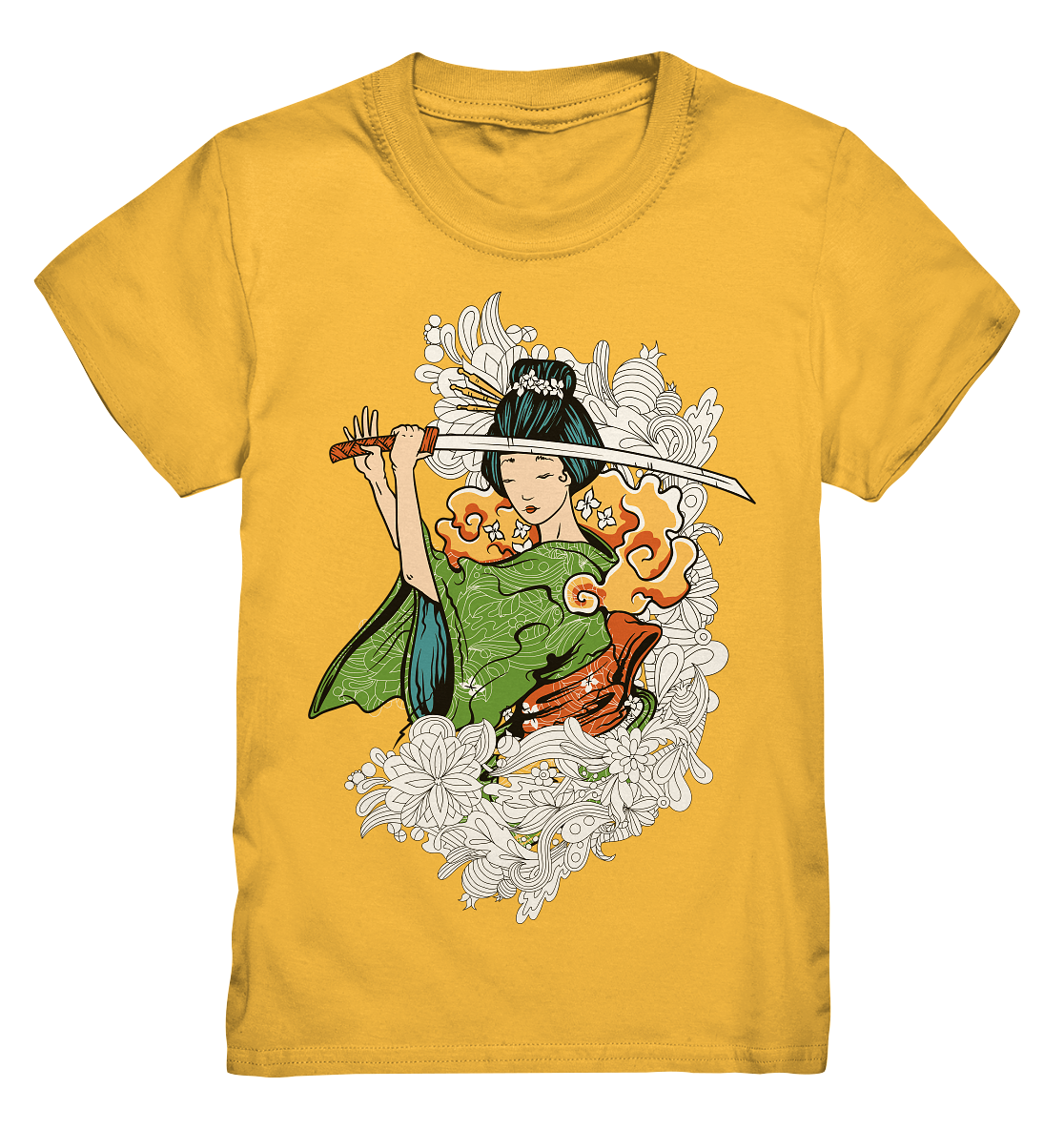 Geisha Sword - Kids Premium Shirt