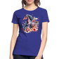 Flower Horse - Frauen Premium Bio T-Shirt - Königsblau