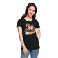 Flower Horse 3 - Frauen Premium Bio T-Shirt - Schwarz