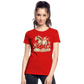 Flower Horse 3 - Frauen Premium Bio T-Shirt - Rot