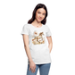 Flower Horse 2 - Frauen Premium Bio T-Shirt - Weiß