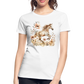 Flower Horse 2 - Frauen Premium Bio T-Shirt - Weiß