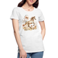 Flower Horse 2 - Frauen Premium Bio T-Shirt - Weiß