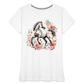 Flower Horse 4 - Frauen Premium Bio T-Shirt - Weiß