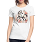 Flower Horse 4 - Frauen Premium Bio T-Shirt - Weiß