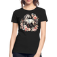 Flower Horse 4 - Frauen Premium Bio T-Shirt - Schwarz