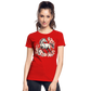 Flower Horse 4 - Frauen Premium Bio T-Shirt - Rot