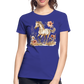 Flower Horse 6 - Frauen Premium Bio T-Shirt - Königsblau