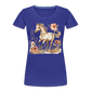 Flower Horse 6 - Frauen Premium Bio T-Shirt - Königsblau