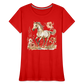 Flower Horse 6 - Frauen Premium Bio T-Shirt - Rot