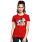 Flower Horse 11 - Frauen Premium Bio T-Shirt - Rot