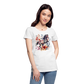 Flower Horse 18 - Frauen Premium Bio T-Shirt - Weiß